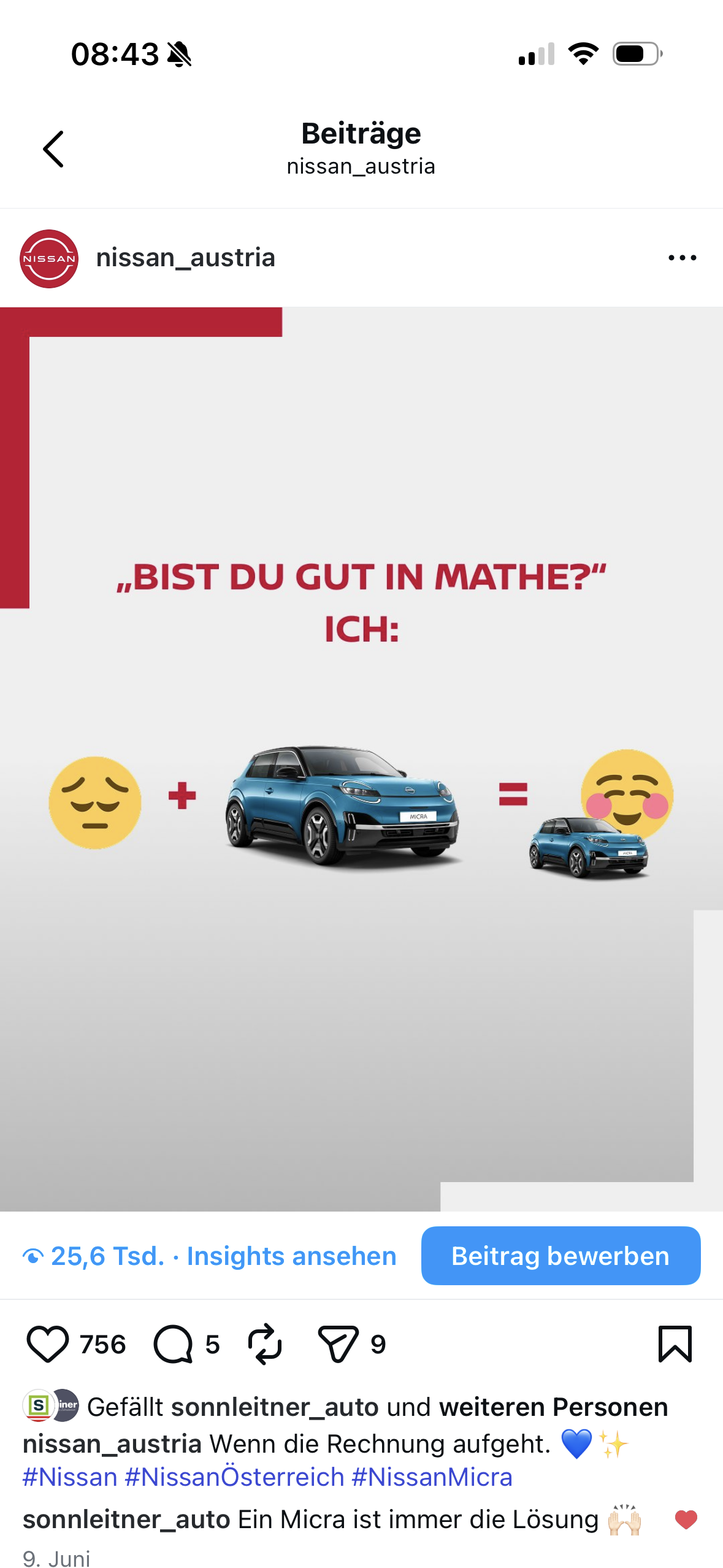 Gut in Mathe