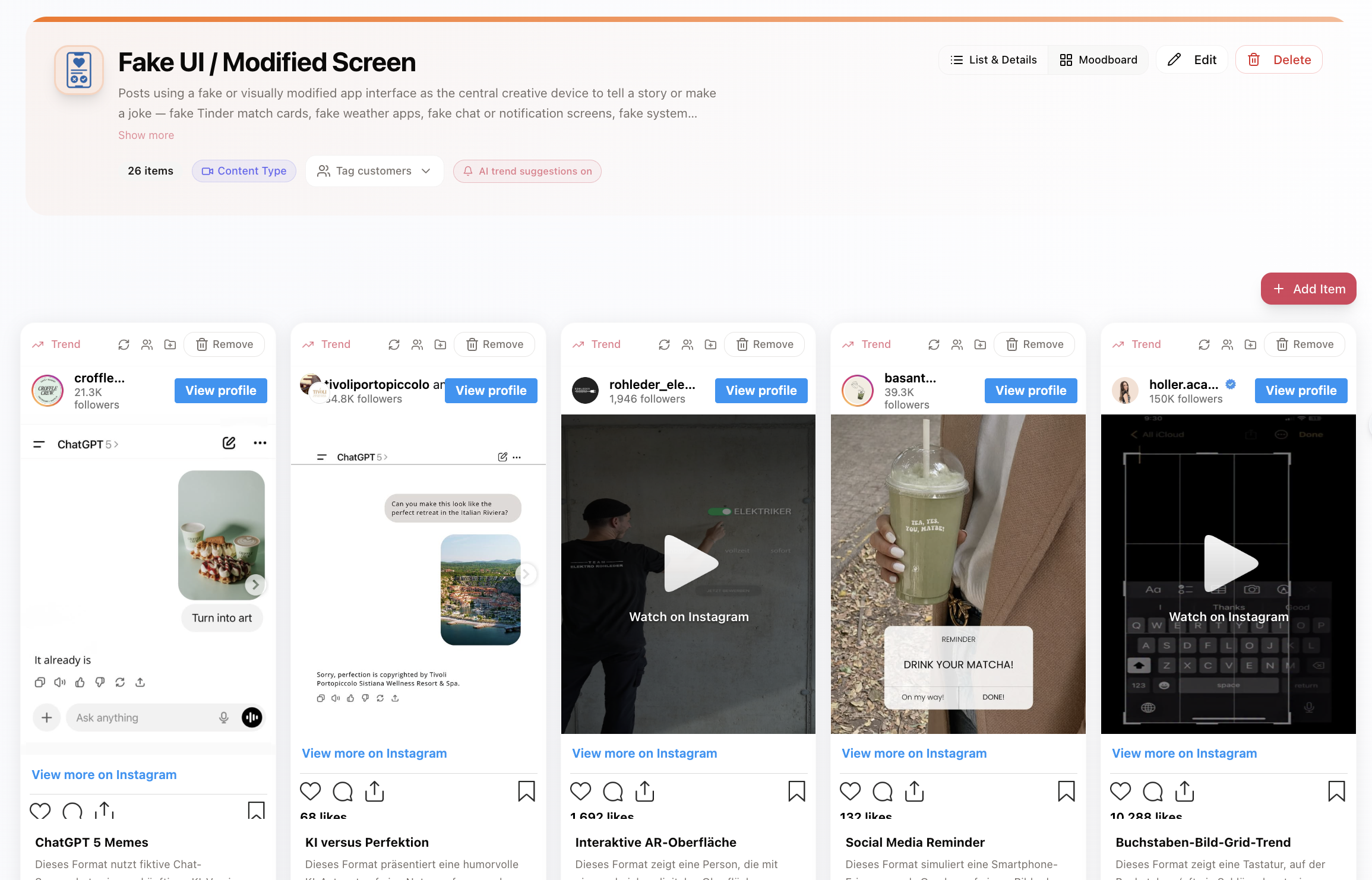 BoldContent: Virale Trendformate scouten